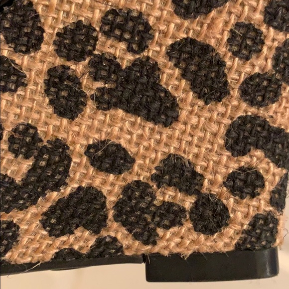 Black patent leopard wedge - Picture 5 of 5